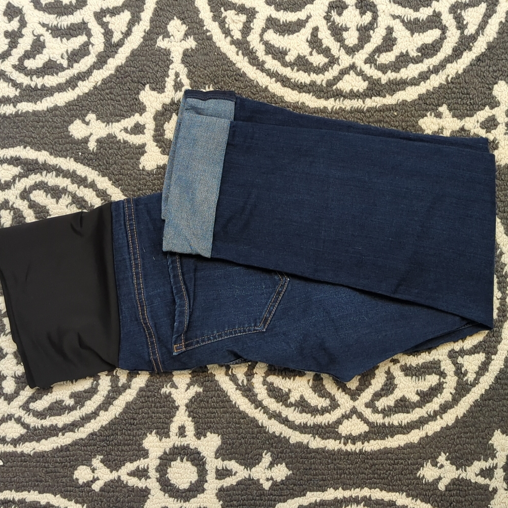 Liverpool Cropped Jeans (Maternity Size 10)